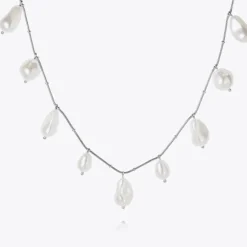 Caroline Svedbom Halsband-Olympia Necklace/Pearl