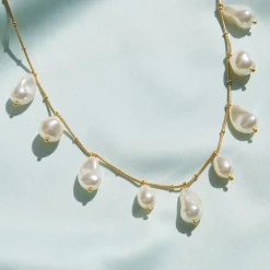 Caroline Svedbom Halsband-Olympia Necklace/Pearl