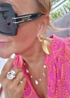 Caroline Svedbom Halsband-Olympia Necklace/Pearl
