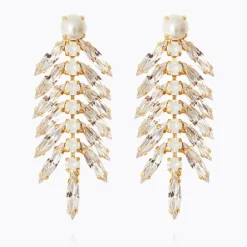 Caroline Svedbom Örhängen-Pearl Feather Earrings (Limited Edition)