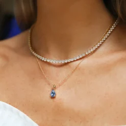 Caroline Svedbom Halsband-Petite Drop Necklace
