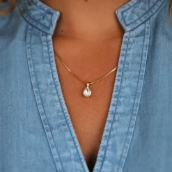 Caroline Svedbom Halsband-Petite Drop Necklace