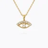 Caroline Svedbom Halsband-Petite Greek Eye Necklace/Crystal