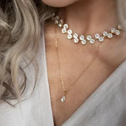 Caroline Svedbom Halsband-Petite Navette Necklace
