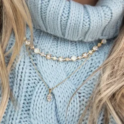 Caroline Svedbom Halsband-Petite Navette Necklace