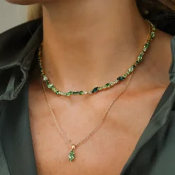 Caroline Svedbom Halsband-Petite Navette Necklace
