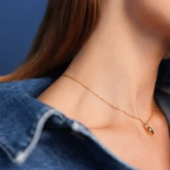 Caroline Svedbom Halsband-Petite Navette Necklace