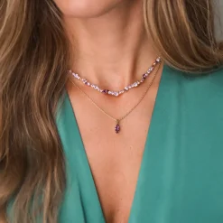 Caroline Svedbom Halsband-Petite Navette Necklace