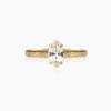 Caroline Svedbom Ringar-Petite Navette Ring/Crystal