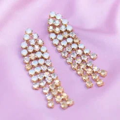 Caroline Svedbom Örhängen-Rosanna Earrings/White Combo