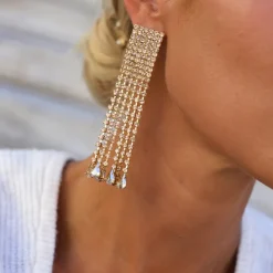 Caroline Svedbom Örhängen-Scarlett Earrings/Golden Shadow
