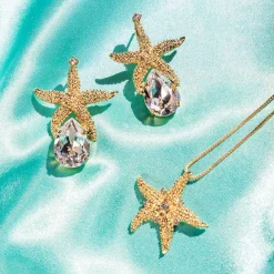Caroline Svedbom Halsband-Sea Star Necklace/Crystal