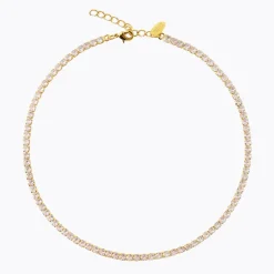 Caroline Svedbom Halsband-Zara Necklace/Crystal